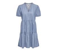 ONLY Onlnova Azure S/S Thea Dress Wvn, Mix Blu Chiaro, XS Donna