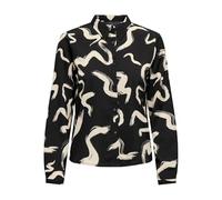 ONLY Onlnova Life Elite L/S Maya-Maglietta Camicia da Donna, Black/AOP:587 Yoko, M