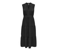 ONLY Onlnova Life Elite Uli Long Dress Solid, Nero, S Donna
