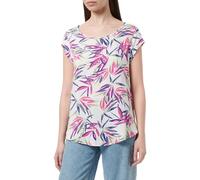 ONLY Onlnova Life S/S Top Ptm T-Shirt, Cloud Dancer/AOP: 476 True Leaf, 42 Donna