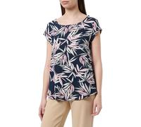 ONLY Onlnova Life S/S Top Ptm T-Shirt, Sky Captain/AOP: 476 True Leaf, 42 Donna