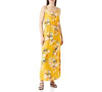 ONLY Onlnova Life Strap Maxi Dress Ptm Abito, Golden Yellow/AOP:333 Devon, 42 Donna