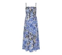 ONLY Onlnova Life Vis Elodie Long Dress AOP Abito Lungo, Amparo Blue, S Donna