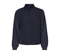 ONLY Onlnova Life Vis L/S Emma Shirt Solid Camicia da Donna, Cielo Notturno, M