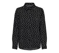ONLY Onlnova Life Vis L/S New Grace Shirt, Nero, L Donna