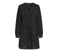 ONLY Onlnova Life Vis L/S Thea Button Dress, Nero, XL Donna