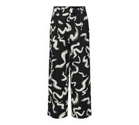 ONLY Onlnova Life Vis Lesli Pant Pantaloni, Black/AOP:587 Yoko, L Donna