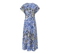 ONLY Onlnova Life Vis Mollie Long Dress AOP Abito Lungo, Amparo Blue, L Donna