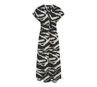 ONLY Onlnova Life Vis Mollie Long Dress AOP Abito Lungo, Nero, XL Donna