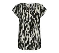 ONLY Onlnova Life Vis S/S Top, Nero, L Donne, Nero, L