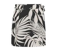 ONLY Onlnova Life Vis Talika Skirt AOP, Nero, L Donna