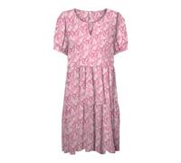 ONLY Onlnova Life Vis Thea KH Dress AOP, Rosa Shocking, M Donna