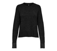 ONLY - Maglieria a Maniche Lunghe con Scollo Rotondo - - Knitwear - Donna - Nero - M