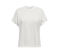 ONLY Onlolivia Life S/S Loose O-Neck Top Jrs, Ballerino di Nuvola, L Donna