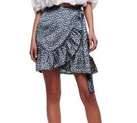 ONLY Onlolivia Wrap Skirt Wvn Noos Gonna, Blue Mirage/AOP:Tonal Ditsy, S Donna
