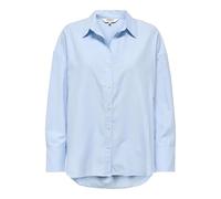 ONLY Onloregon Alva LS Reg T-Shirt Noos Wvn, Chambray Blue, XS Donna