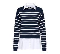 ONLY Onlpayson LS Mix - Maglione Knt, Cielo Notturno, S