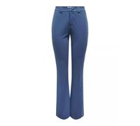 ONLY Onlpeach MW Flared Pant TLR Noos Pantaloni, Blu Sensini, 34W x 32L Donna
