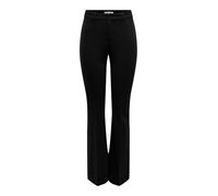 Only Onlpeach MW Flared Pant TLR Noos Pantaloni, Schwarz, 34W x 32L Donna