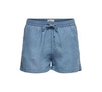 Only Onlpema Lyocell Life DNM Box Pantaloncini da Donna, Media Blu Denim, M