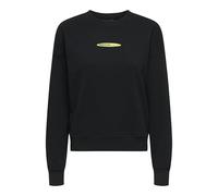 ONLY Onlphilea L/S Fruit O-Neck Ub Swt, Nero, XS Donna