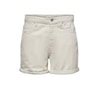 ONLY ONLPHINE Life Shorts MAS0001 Noos, Pantaloncini Donna, Ecru, S