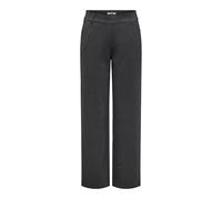 Only Onlpoptrash Life MW Straight Pnt Noos, Grigio Scuro mélange, (S) W x 32L Donna