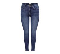 ONLY Onlpower Mid SK Pushup DNM Tai012 Noos, Blu Jeans Scuro, (M) W x 32L Donna