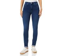 Only Onlpower-royal Hw Push Up Skinny Dnm Ext, Jeans Donna, Blu Jeans Scuro, (M)W x 30L