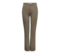 ONLY ONLRAFFY-Yo Life Mid STR Pant TLR Noos Pantaloni, Fossil, XL/34 da Donna