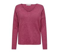 ONLY Onlrica Life L/S-Felpa con Scollo a V Maglione, Granita/Dettaglio: mélange, S Donna
