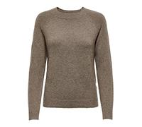 ONLY Onlrica Life L/S Pullover Knt Noos, Brownie, M Donna