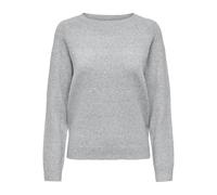 ONLY Onlrica Life L/S Pullover Knt Noos, Chiaro Grigio Melange, XS Donna