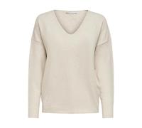 ONLY ONLRICA Life L/S V-Neck PULLO Knt Noos Maglione Cardigan, BirchDettagli: Melange, L Donna