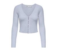 ONLY Onlrica Life LS Vneck Pearl Cardigan Knt, Soft Chambray, XS Donna