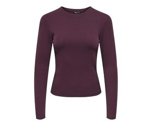 ONLY Onlriley O-Neck L/S Jrs Noos Basic Top con Scollo A O E Maniche Lunghe per Giovani Donne