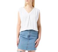 ONLY Onlroberta S/S V-Neck Top Wvn Camicia da Donna, Bianco (Cloud Dancer Cloud Dancer), 36