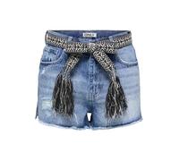 ONLY Onlrobyn Ex HW St Vintage DNM Shorts, Media Blu Denim, M