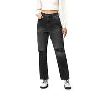 ONLY ONLROBYN Ex HW STR L AK des CRO086 Noos, Jeans da Donna, Washed Black, 28/30