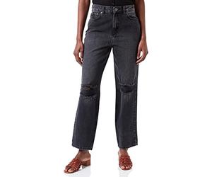 ONLY ONLROBYN Ex HW STR L AK des CRO086 Noos Jeans, Washed Black, 28/30 da Donna