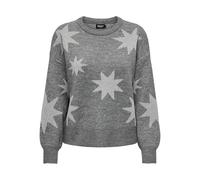 ONLY Pullover 'ONLROSIE' grigio chiaro / grigio sfumato, Taglia XL
