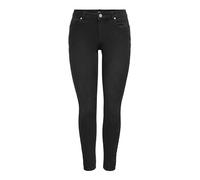 ONLY Onlroyal HW Pocket Cut Ext DNM Jeans Skinny Fit, Nero, (S) W x 30L