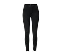 ONLY Onlroyal HW SK Hem Zip Clean La Pimbox Jeans, Nero delavé, XS x 30L Donna