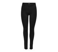 Only Jeans Donna ONLRoyal skinny a vita alta nero Taglia 30-31 Lunghezza 30