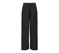 ONLY ONLSAKURA LOOSE PULL UP PANTS WVN 15366882.BLK