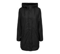 ONLY Onlsally Raincoat Otw Noos Giacca da Pioggia, Black/Detail:Black Teddy, XL Donna