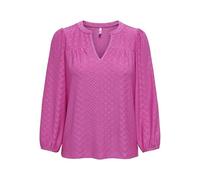 ONLY Onlsandra L/S Split Top Jrs da Donna, Fucsia Fedora, M