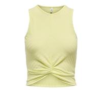 ONLY Onlsandy S/L Twist Top Jrs, Giallo Lime Pallido, L Donna