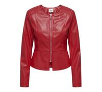 ONLY Onlsaramy Cc OTW - Giacca in similpelle da donna, Rosso - high risk red, XS