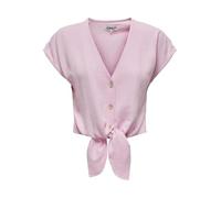 ONLY Onlsiesta SS Knot Lin Bl Shirt Pnt Noos, Pirouette, XS Donna